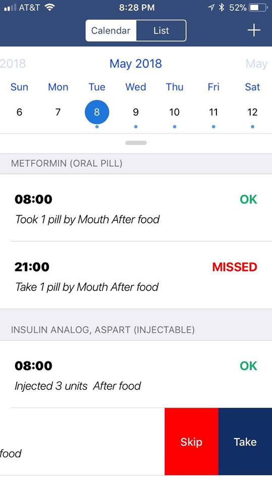 MedManage Mobile Medication Management App Screenshot