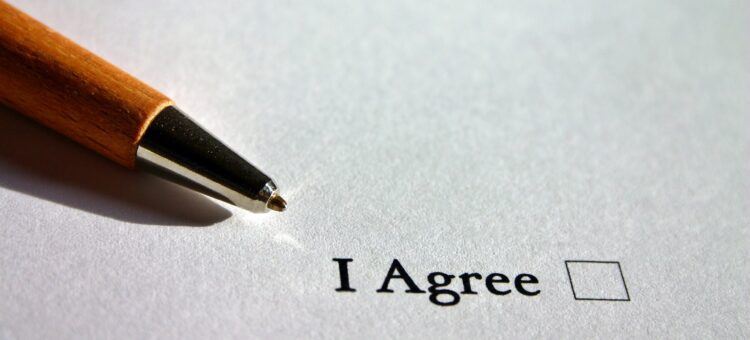 agreement page